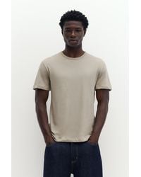Pull&Bear - Slim Fit Basic T-Shirt - Lyst