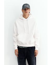 Pull&Bear - Basic-Sweatshirt Mit Kapuze - Lyst