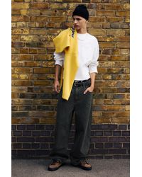Pull&Bear - Baggy Pofmouw Jacquard Jeans - Lyst