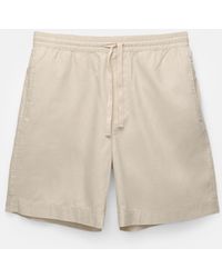 Pull&Bear - Bermuda-Jogginghose Mit Leinen - Lyst