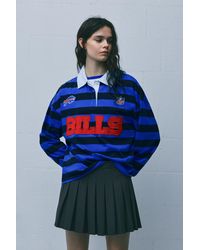 Pull&Bear - Nfl Bills Gestreepte Polo - Lyst