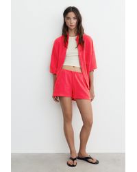 Pull&Bear - Crepe Shorts - Lyst