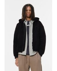 Pull&Bear - Stwd Hooded Bomber Jacket - Lyst