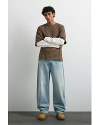Pull&Bear - Baggy Pofmouw Jeans - Lyst