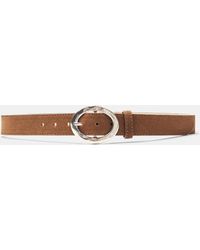 Pull&Bear - Belt With Oval Buckle - Lyst