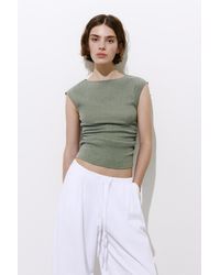 Pull&Bear - Crepe Top - Lyst