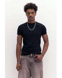 Pull&Bear - Muscle Fit T-Shirt - Lyst