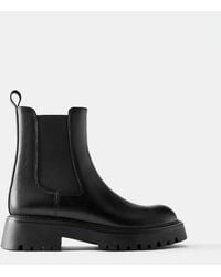 Pull&Bear - Flache Chelsea-Boots - Lyst