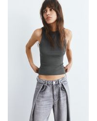 Pull&Bear - Round Neck Tank Top - Lyst