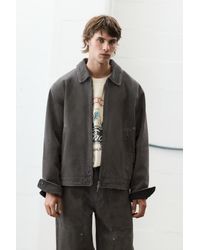 Pull&Bear - Washed-Finish Jacket - Lyst