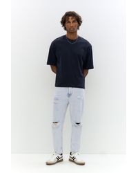 Pull&Bear - Relaxed-Jeans Mit Rissen - Lyst