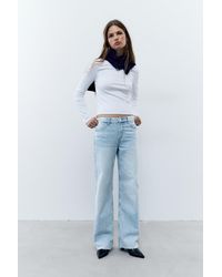 Pull&Bear - Wide Straight-Leg Jeans - Lyst