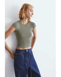 Pull&Bear - Fitted Short Sleeve T-Shirt - Lyst