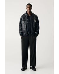 Pull&Bear - P&B Label Tailored Fit Trousers - Lyst