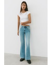Pull&Bear - Rhinestone Boot-Cut Jeans - Lyst