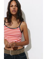 Pull&Bear - Striped Strappy Top - Lyst