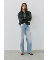 Pull&Bear - Jeans Droits Taille Basse - Lyst