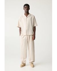 Pull&Bear - Joggerhose Mit Leinenanteil - Lyst