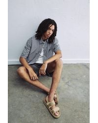 Pull&Bear - Leather Strappy Sandals - Lyst