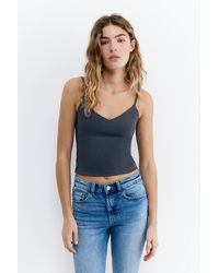 Pull&Bear - Thin Strap Top - Lyst