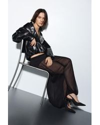 Pull&Bear - Nylon High-Heel Shoes - Lyst