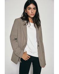 Pull&Bear - Blazer Basique - Lyst