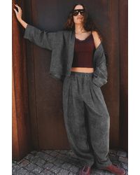 Pull&Bear - Lace-Trimmed Top With Straps - Lyst