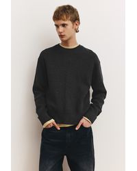 Pull&Bear - Pull Col Rond - Lyst