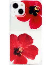 Pull&Bear - Hibiscus Flower Iphone Case - Lyst