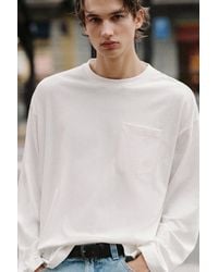 Pull&Bear - Distressed Leather-Effect Belt - Lyst