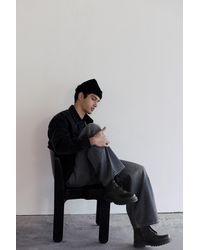 Pull&Bear - Lace-Up Leather Boots - Lyst