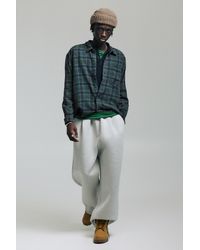 Pull&Bear - Overhemd Met Lange Mouwen En Ruitjes - Lyst