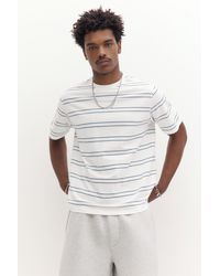 Pull&Bear - Basic Short Sleeve Cotton T-Shirt - Lyst
