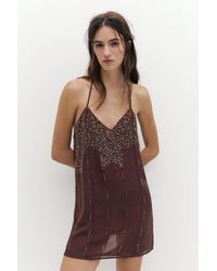 Pull&Bear - Sequin Strappy Dress - Lyst