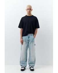 Pull&Bear - Workwear-Jeans Mit Doppelter Beinform - Lyst