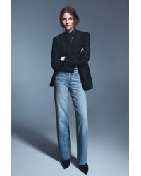Pull&Bear - High-Waist Wide Straight-Leg Jeans - Lyst