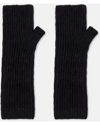 Pull&Bear - Ribbed Knit Mittens - Lyst