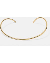 Pull&Bear - Metallic Choker Necklace - Lyst