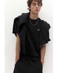 Pull&Bear - Short Sleeve Logo Sweatshirt - Lyst