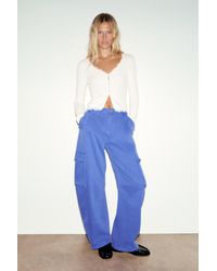 Pull&Bear - Buttoned Lace T-Shirt - Lyst