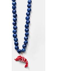Pull&Bear - Collier Perles Pendentif Animal - Lyst