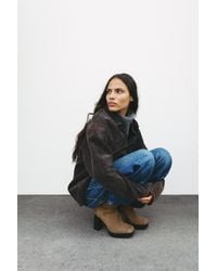 Pull&Bear - Platform High-Heel Ankle Boots - Lyst