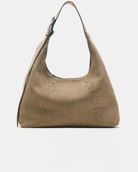 Pull&Bear - Studded Tote Bag - Lyst