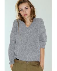 Pull&Bear - Pullover Boxy Con Scollo A V - Lyst