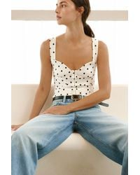 Pull&Bear - Strappy Corsetry-Inspired Top - Lyst