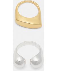 Pull&Bear - Pack Mit 2 Ringen - Lyst