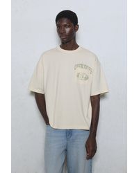 Pull&Bear - Relaxed Fit Graphic Pocket T-Shirt - Lyst