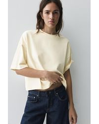 Pull&Bear - Boxy Fit Short Sleeve T-Shirt - Lyst