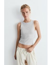Pull&Bear - Soft-Touch Tank Top - Lyst