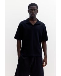 Pull&Bear - Short Sleeve Interlock Polo Shirt - Lyst